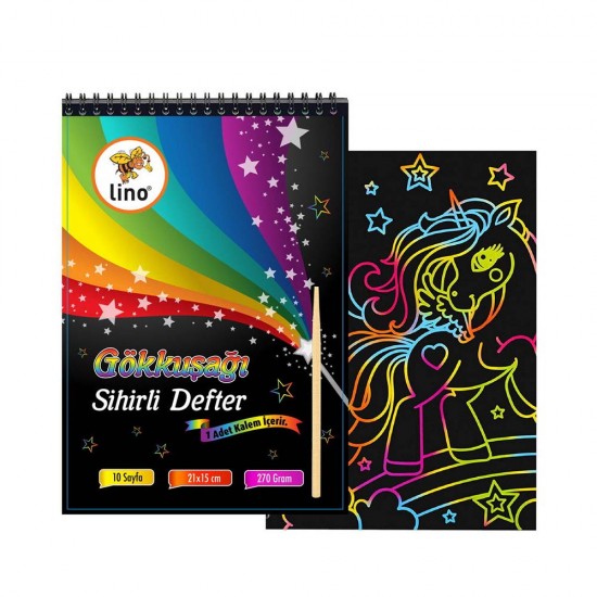 LİNO 2741J SİHİRLİ DEFTER A5 10YP