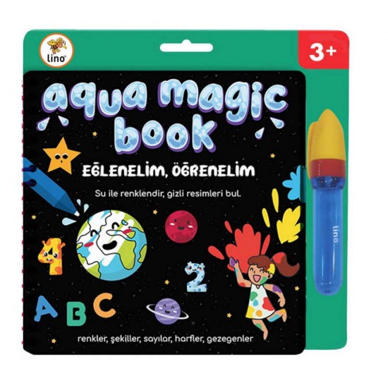 LİNO TFL-1004 AQUA MAGİC BOOK EĞLENELİM SİHİRLİ BOYAMA