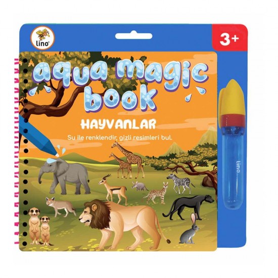 LİNO TFL-1008 AQUA MAGİC BOOK HAYVANLAR SİHİRLİ BOYAMA