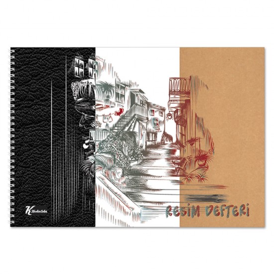 KESKİN 301530-99 35X50 3LÜ SPR RESİM DEFTERİ 10BEYAZ+10KRAFT