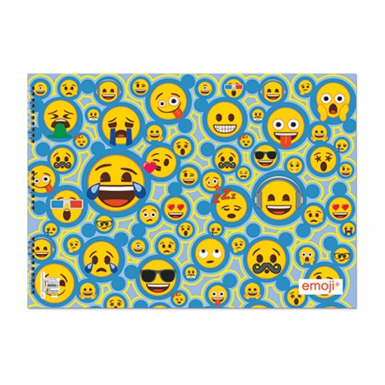 KESKİN 300315-87 35X50 15YP EMOJİ RESİM DEFTERİ