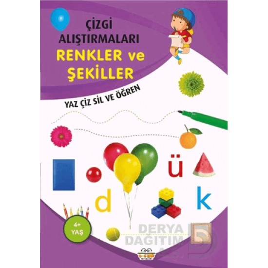 06 YAŞ YAYINLARI / YAZ ÇİZ SİL - RENKLER VE ŞEKİLLER