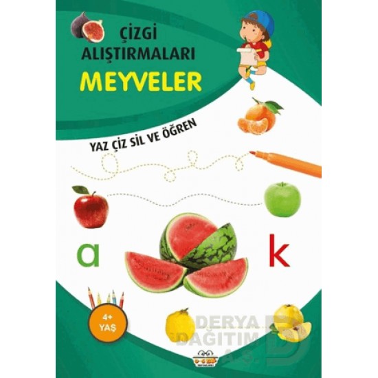 06 YAŞ YAYINLARI / YAZ ÇİZ SİL - MEYVELER