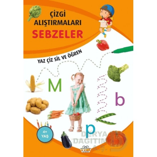 06 YAŞ YAYINLARI / YAZ ÇİZ SİL - SEBZELER