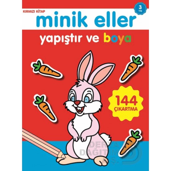 06 YAŞ YAYINLARI / MİNİK ELLER - 3 YAŞ KIRMIZI KİTAP