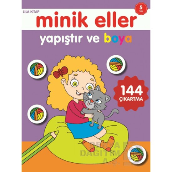 06 YAŞ YAYINLARI / MİNİK ELLER - 5 YAŞ LİLA KİTAP