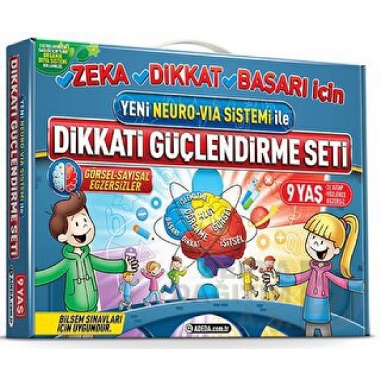 ADEDA /  DİKKAT GÜÇLENDİRME SETİ 9 YAŞ - KUTU