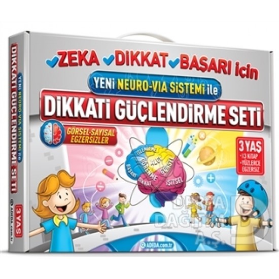 ADEDA /  DİKKAT GÜÇLENDİRME SETİ 3 YAŞ - KUTU