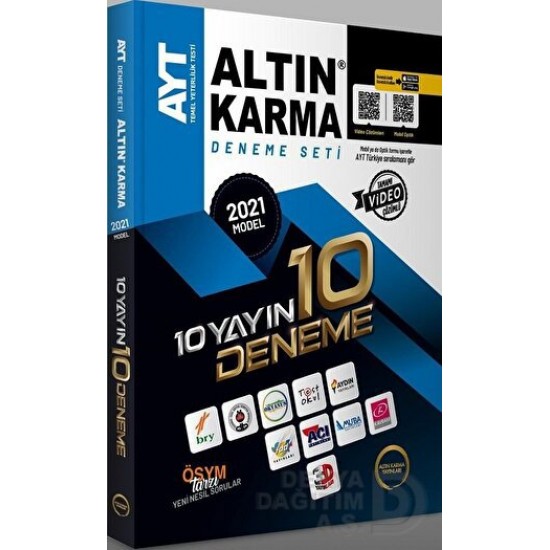 ALTIN KARMA / AYT 2023 ALTIN KARMA DENEME SETİ 10 YAYIN 10 DENEME(76242)