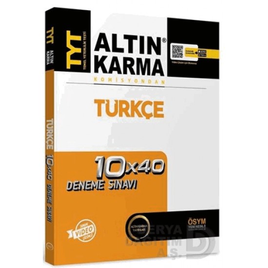 ALTIN KARMA /   TYT   TÜRKÇE 10X40 DENEME SINAVI