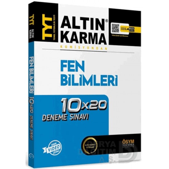 ALTIN KARMA /   TYT  FEN BİLİMLERİ 10X20 DENEME SINAVI