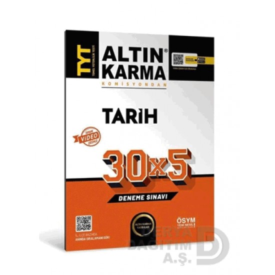 ALTIN KARMA /   TYT TARİH 30X5 DENEME SINAVI