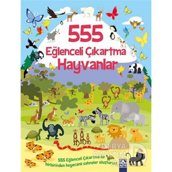 ALTIN / 555 EĞLENCELİ ÇIKARTMA - HAYVANLAR