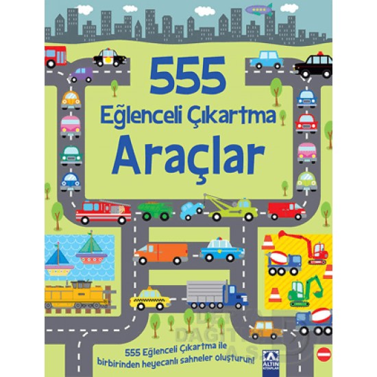 ALTIN /  555 EĞLENCELİ ÇIKARTMA - ARAÇLAR