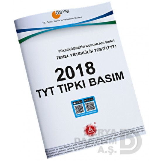 A YAY / TYT 2018 FASİKÜL ÇIKMIŞ SORULAR