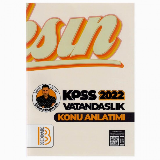 BENİM HOCAM /   KPSS 2024 VATANDAŞLIK (63251) KONU ANLATIMI (İADESİZ)