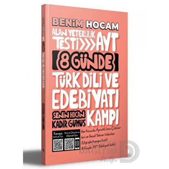 BENİM HOCAM /   AYT  8 GÜNDE TÜRK DİLİ VE EDEBİYATI  KAMPI