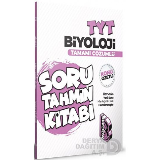 BENİM HOCAM /   TYT BİYOLOJİ SORU TAHMİN KİTABI