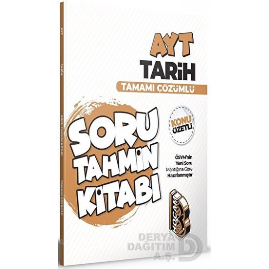 BENİM HOCAM /   AYT TARİH SORU TAHMİN KİTABI