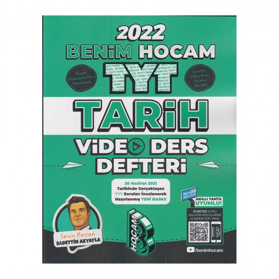 BENİM HOCAM / TYT TARİH VİD.DERS DEFTERİ