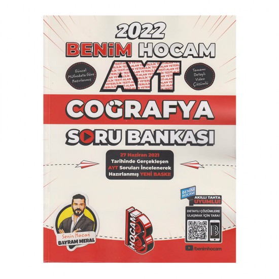 BENİM HOCAM / AYT COĞRAFYA SORU BANKASI 2022