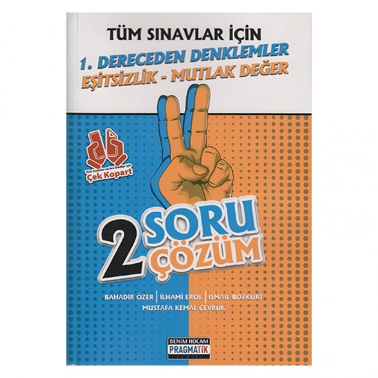 BENİM HOCAM /  1 DERECEDEN DENKLEMLER 2 SORU ÇÖZÜM