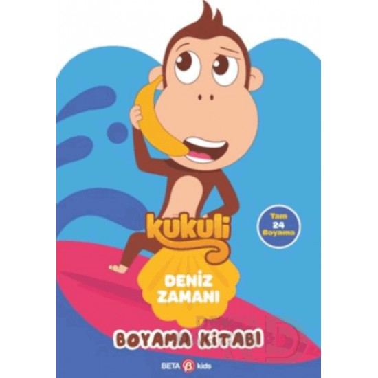 BETA KİDS /  KUKULİ BOYAMA KİTABI - DENİZ ZAMANI