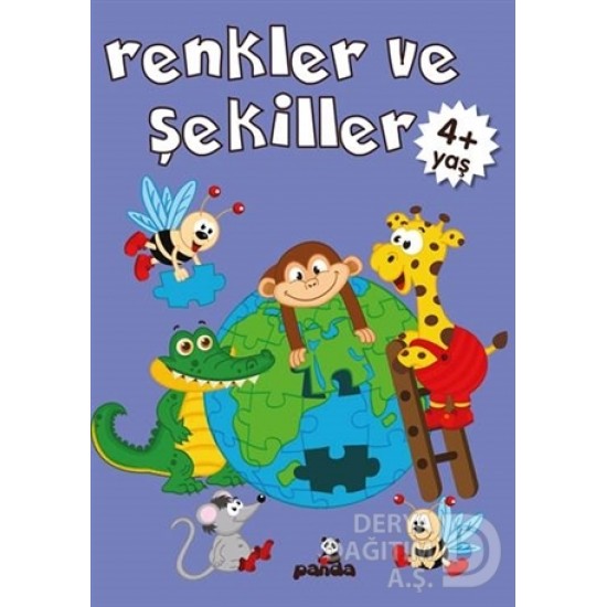 BEYAZ PANDA / RENKLER VE ŞEKİLLER 4 YAŞ