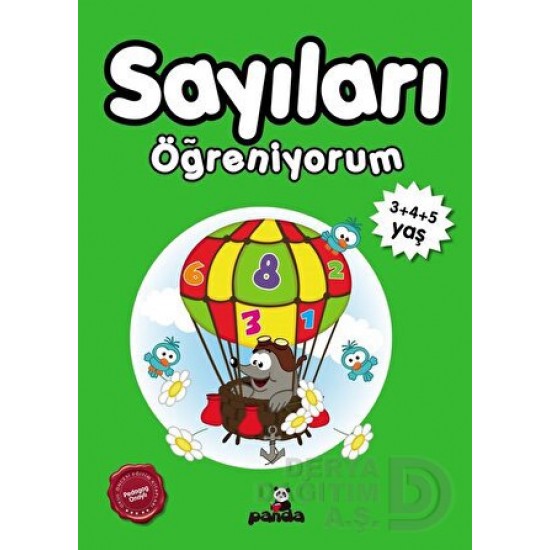 BEYAZ PANDA / SAYILARI ÖĞRENİYORUM 3+4+5 YAŞ