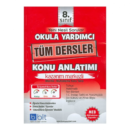 BULUT / 8.SINIF TÜM DERSLER KA (YENİ)