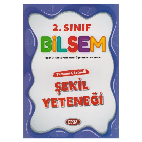 DATA / 2.SINIF BİLSEM TAMAMI ÇÖZÜMLÜ ŞEKİL YETENEĞİ