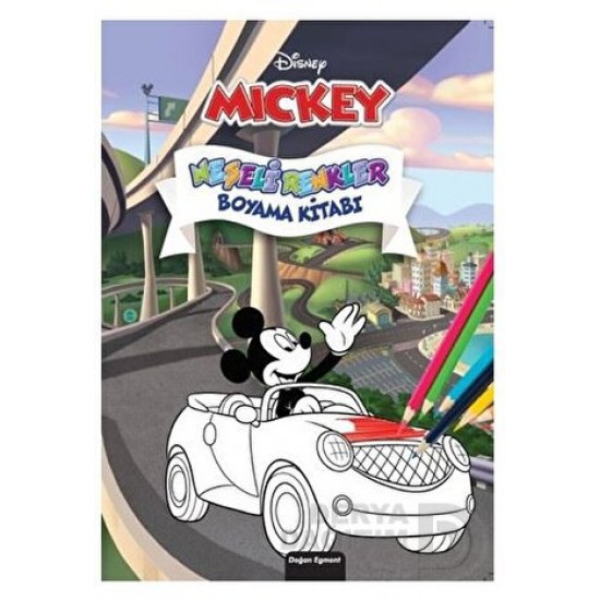 DOĞAN / DISNEY MICKEY - NEŞELİ RENKLER BOYAMA KİTABI