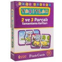 DIYTOY 7192 EĞİTİCİ FLASH CARD TAŞITLAR 2 VE 3 PARÇA