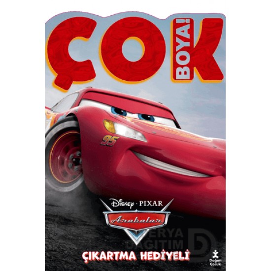 DOĞAN  /  ÇOK BOYA - DİSNEY ARABALAR PIXAR DEV ÇIKARTMA HEDİYELİ