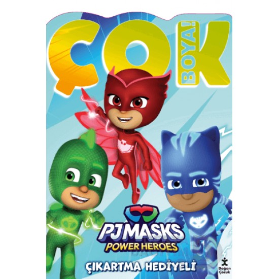 DOĞAN  /  ÇOK BOYA -  PJMASKS  DEV ÇIKARTMA HEDİYELİ