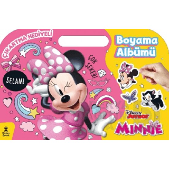 DOĞAN  /  DİSNEY MINNIE BOYAMA ALBÜMÜ (ÇOKARTMA HEDİYELİ