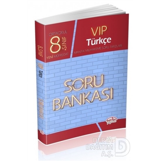 EDİTÖR / 8.SINIF VİP TÜRKÇE SORU BANKASI