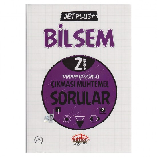 EDİTÖR / 2.SINIF BİLSEM JET PLUS+ TAMAMI ÇÖZÜMLÜ ÇIKMASI MUHTEMEL SORULAR