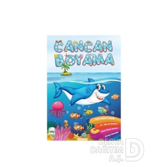 EMA KİTAP / CANCAN BOYAMA &amp; BULMACA