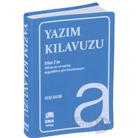 EMA KİTAP / YAZIM KILAVUZU -  PLASTİK (BİALA) KAPAK ( A DAN Z YE - YENİ BASKI)