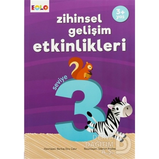 EOLO / ZİHİNSEL GELİŞİM ETKİNLİKLERİ SEVİYE - 3 ( 3+YAŞ )