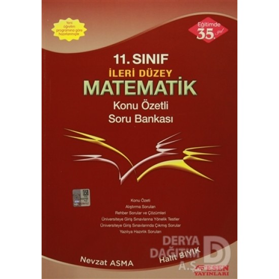 ESEN / 11.SINIF MATEMATİK İLERİ DÜZEY KÖ-SB 2019