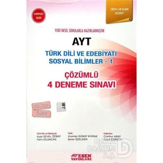 ESEN / AYT TÜRK DİLİ VE EDEBİYATI SOSYAL  KIRMIZI