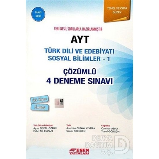 ESEN / AYT TÜRK DİLİ VE EDEBİYATI SOSYAL MAVİ SERİ