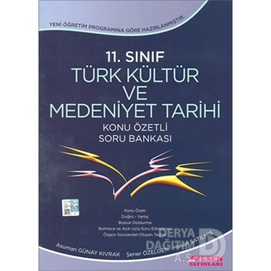 ESEN / 11.SINIF TÜRK KÜLTÜR VE MEDENİYETİ KÖ SB 19