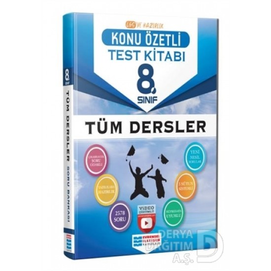 EVRENSEL / 8.SINIF TÜM DERSLER KONU ÖZETLİ VİSEO ÇÖZ..