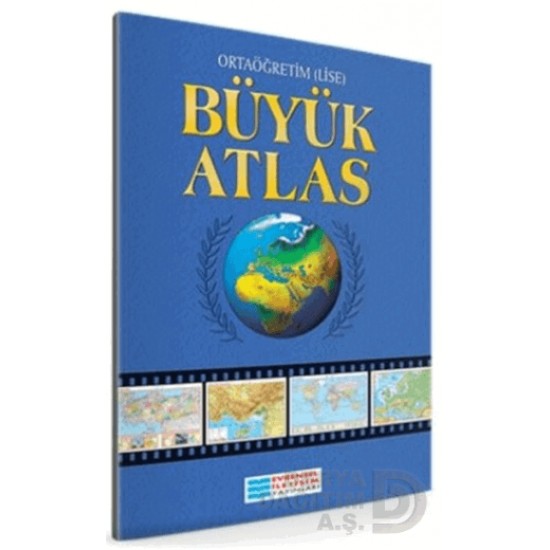 EVRENSEL / BÜYÜK ATLAS (KARTON KAPAK) ORTAÖĞRETİM (LİSE)