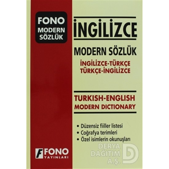 FONO / İNGİLİZCE MODERN SÖZLÜK