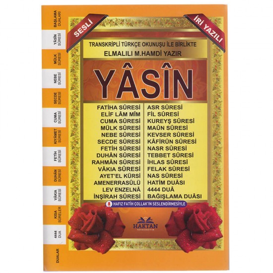 HAKTAN / YASİN - RAHLE BOY (KOD.H.42 SESLİ İRİ YAZILI)