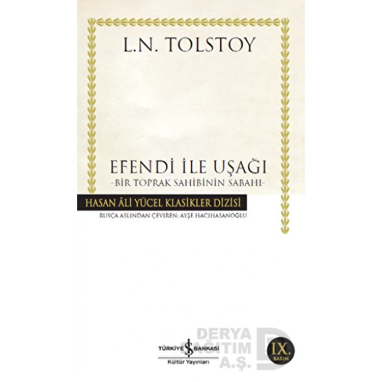 İŞBANKASI / EFENDİ İLE UŞAĞI / TOLSTOY